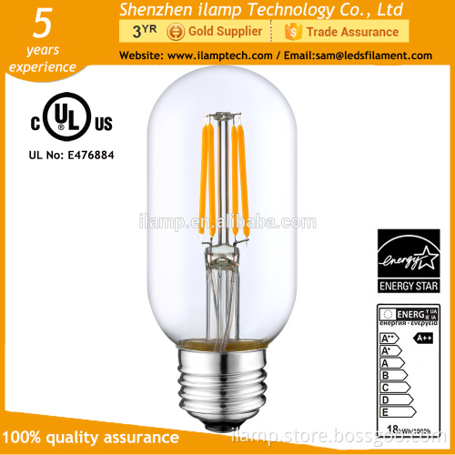 ilamptech hydro power plant T45 E27 edison led lamp soft strip filament bulb